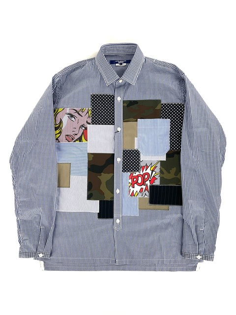 JUNYA WATANABE MAN PATCHWORK SHIRT - セレクトショップ0262BAY 通販
