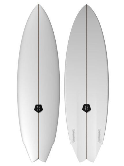Quad Fin Fish Surfboard - Quad Fever – 1974 Surfboards