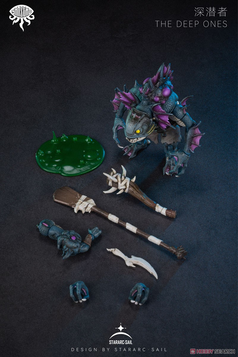 THE DEEP ONES(ザ ディープ ワンズ) 可動フィギュア(パープル) (完成品