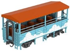 16番(HO) オロハネ10 前期冷房改造 (1等寝台冷房・2等寝台非冷房