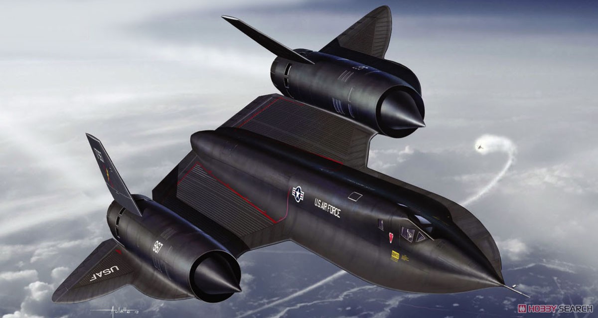 アメリカ空軍 高高度戦略偵察機 SR-71A ブラックバード (プラモデル