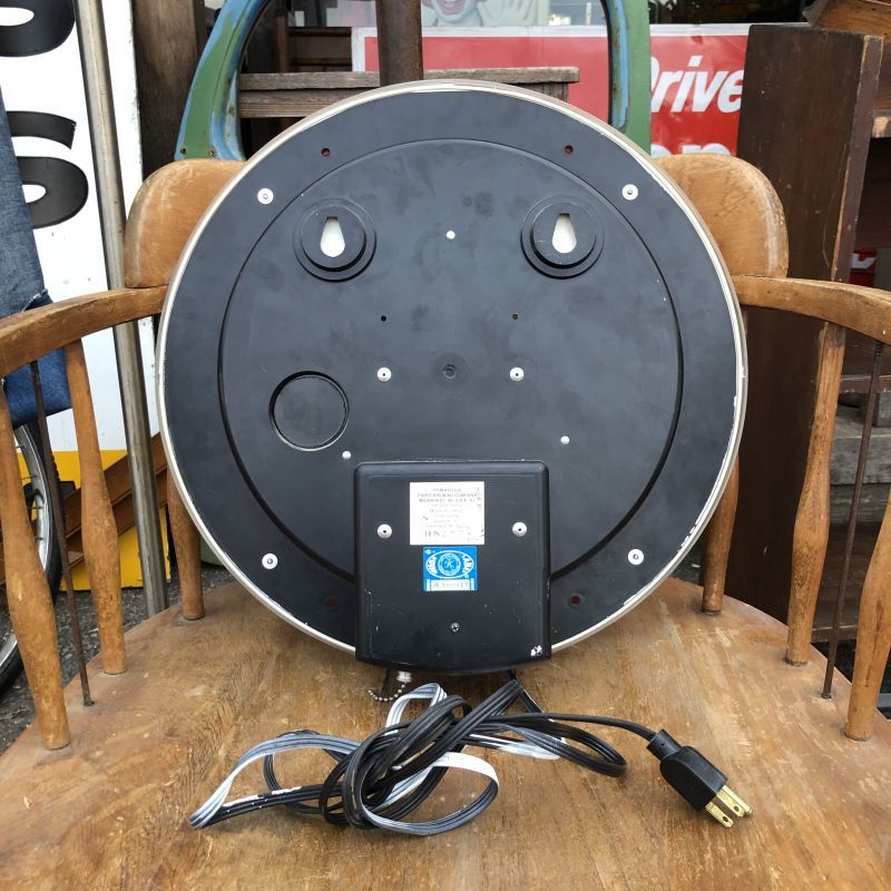 Vintage Pabst Blue Ribbon Beer Lighted Clock Sign (T609