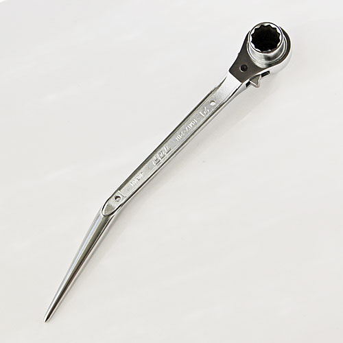 TOP 総磨き 鳶仕様ラチェットレンチ17×21 （シノ付） 商品詳細｜鳶服