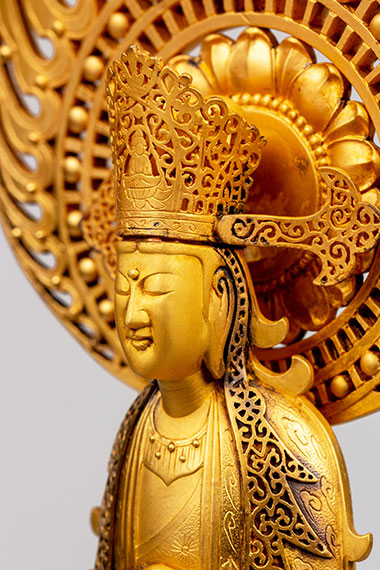 金銅救世観音菩薩像 - 京都・鴨東古美術會