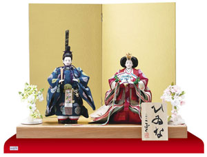 雛人形・衣装着立雛京十番親王 飾り No10305－小木人形 埼玉