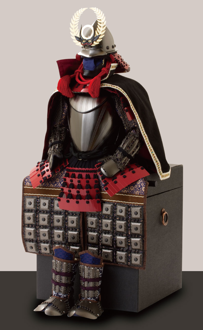 徳川家康公 | 戦国武将鎧兜 | 小木人形