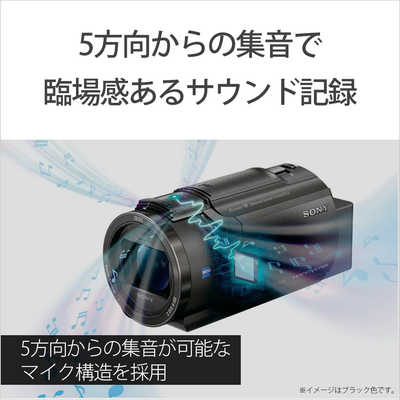 ソニー SONY デジタル4Kビデオカメラ FDR-AX45A ブラック の通販