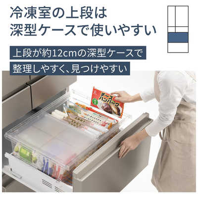 パナソニック Panasonic 冷蔵庫 6ドア 551L フレンチドア(観音開き) HY
