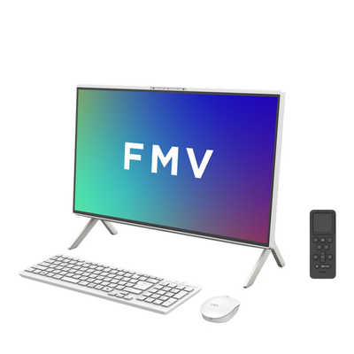 富士通 FUJITSU デスクトップパソコン FMV Desktop F55-K1 ホワイト