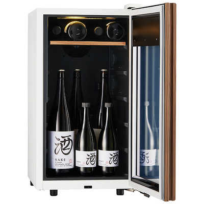 さくら製作所 氷温M5日本酒＆ワインセラー 22本 ホワイト GX22SM525RHW
