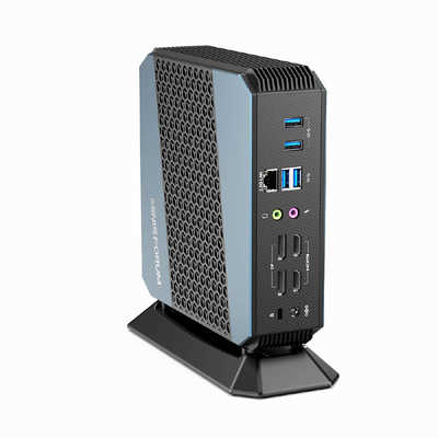 MINISFORUM Ryzen9 5900HX搭載 小型デスクトップパソコン [モニター