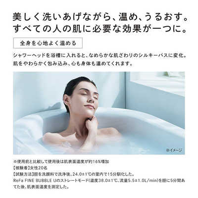 MTG ファインバブル U ホワイト FINE BUBBLE U 白 ReFa ［マイクロ