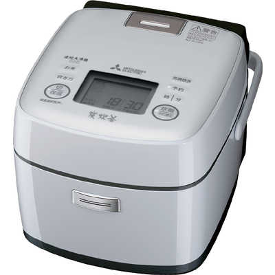 三菱 MITSUBISHI 炊飯器 3.5合 備長炭 炭炊釜 IH 白磁 はくじ NJ-SV06R