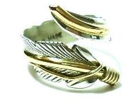 フェザーリング、インディアンジュエリー、羽型ジュエリー、Harvey Mace