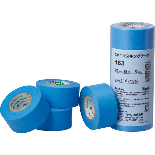 3M マスキングテープ 183 12mmX18m 10巻入り＿ の通販
