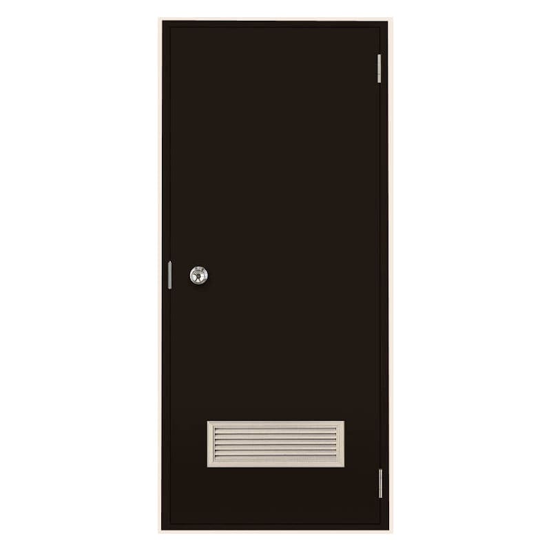 LIXIL ロンカラーフラッシュドア ガラリ付 本体のみ 握り玉仕様