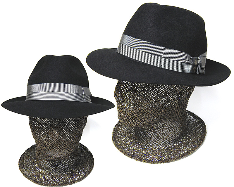 イタリア Borsalino(ボルサリーノ) ファーフェルト中折れ帽 390336