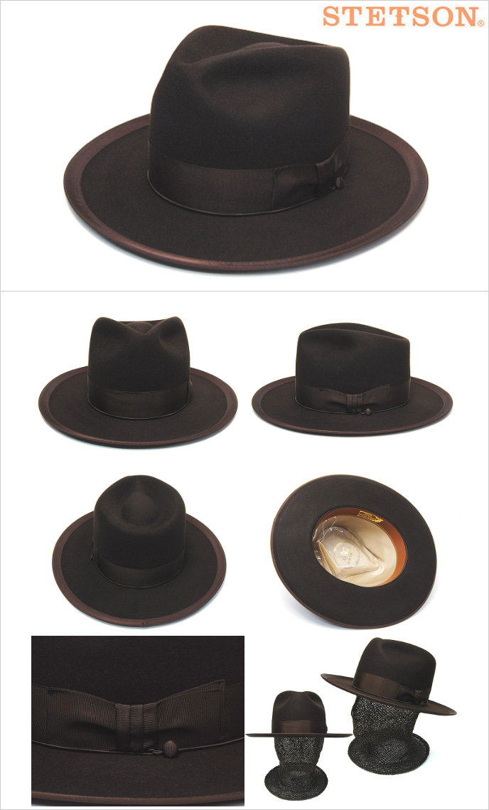 STETSON(ステットソン) ビーバーフエルト中折れ帽 ハット メンズ 秋冬