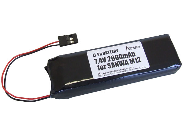送信機用Li-Po M12用