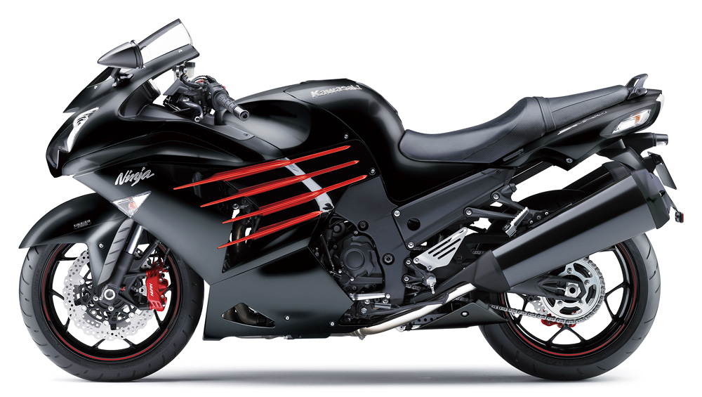 Ninja ZX-14R/ZZR1400/ABS］フラッグシップの2014年モデルに鮮やかな