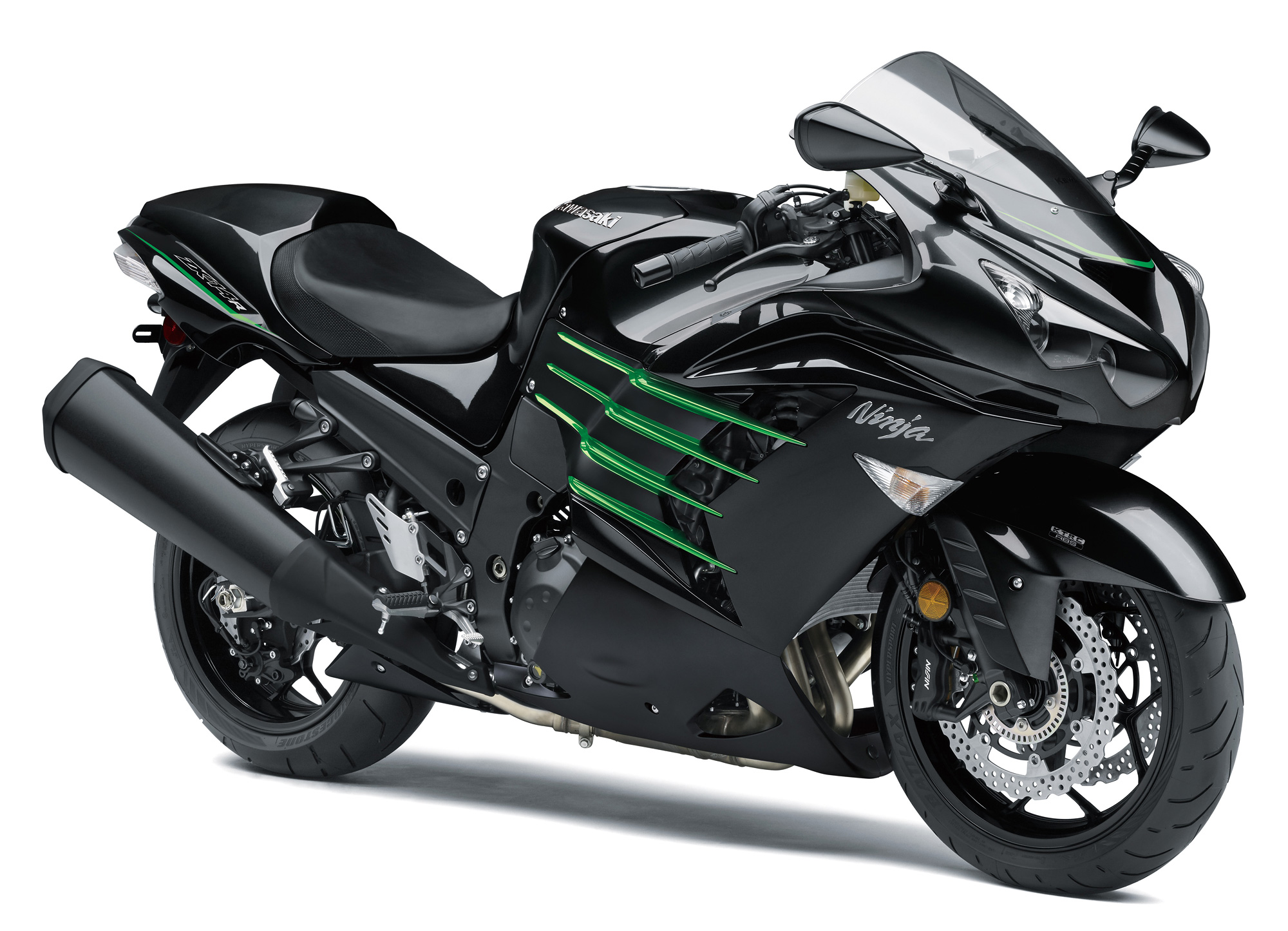 Ninja ZX-14R ABS/ZZR1400 ABS］2017年モデルではハイグレードとの