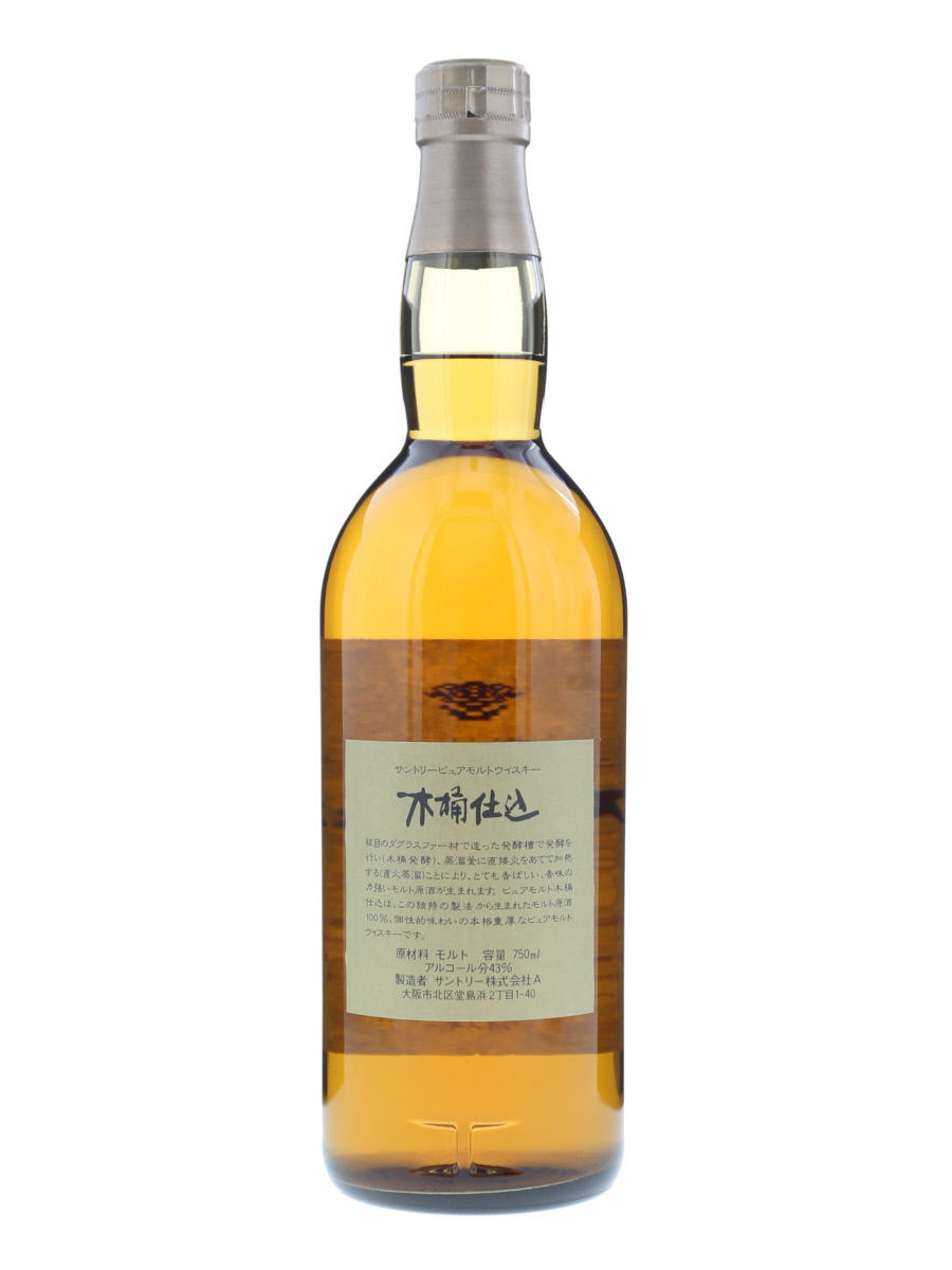 サントリー 木桶仕込 1981年 ピュアモルト 750ml / 43% - 歌舞伎