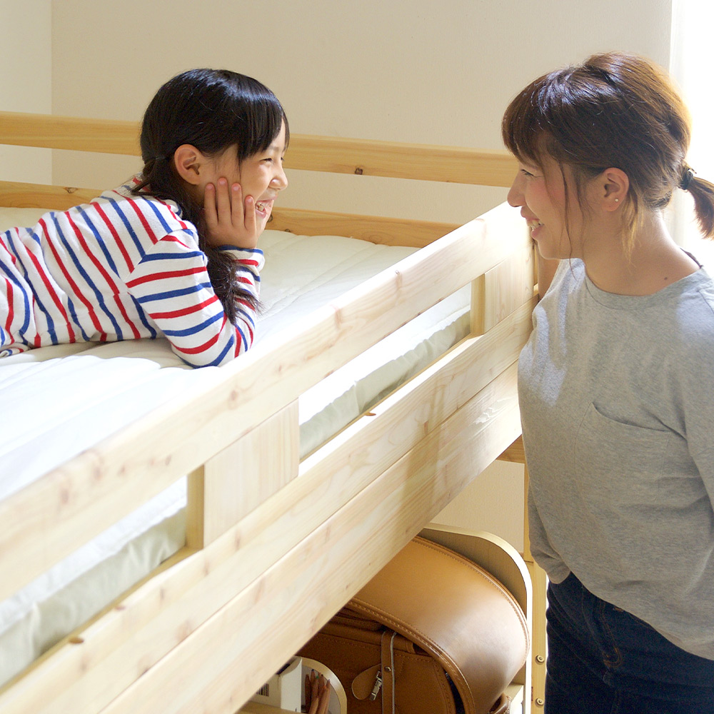 階段付き ロフトベッド KUSKUS loft step2(クスクスロフトステップ2