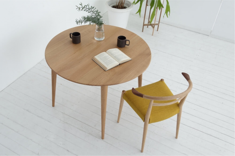 White Wood ダイニングチェア WOC-131 | Interior Design VENUS Online