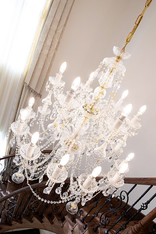 納品事例～ ボヘミアクリスタルシャンデリア - エクセレンテ