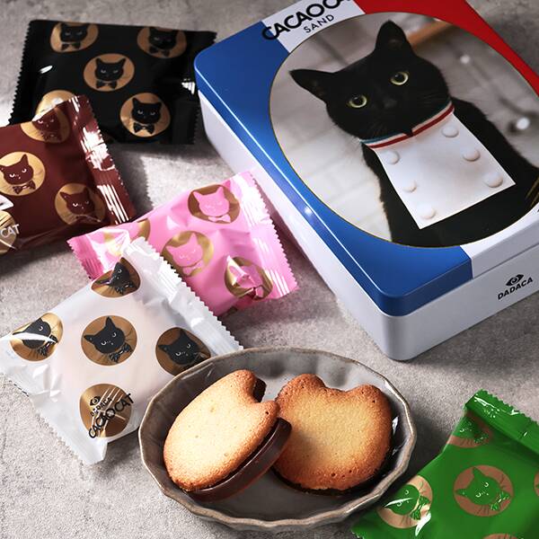 オンラインストア限定 ダダカ CACAOCAT SAND 缶ミックス5個入