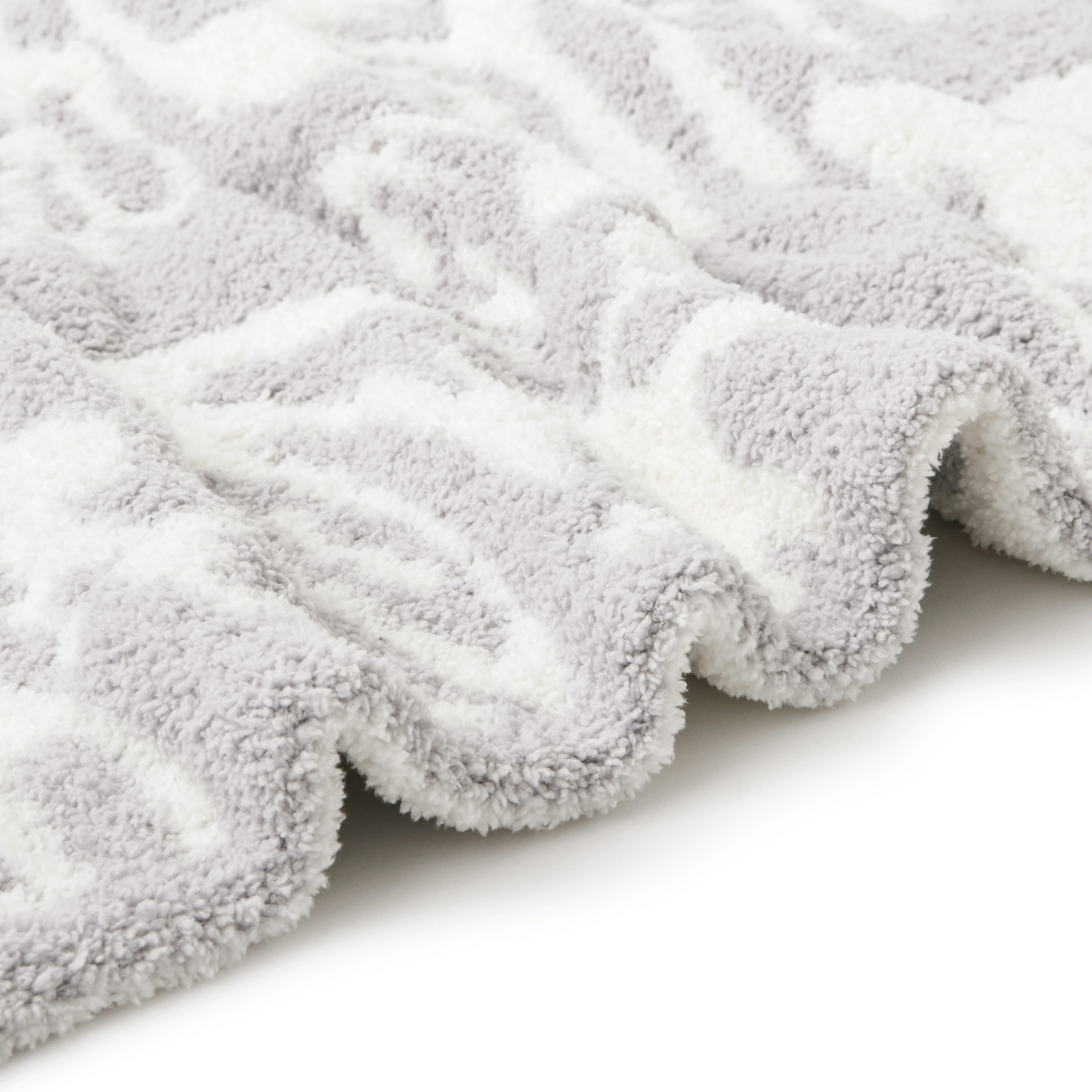 BLANKET / DAMASK(135×183cm mist/creme): BLANKET | kashwere Japan