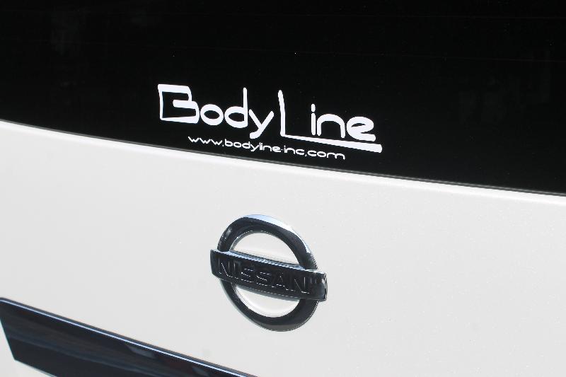 NV350キャラバン ステッカーBodyLineオリジナルステッカー大Body Line