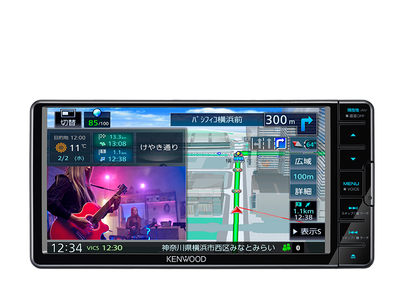 AVナビゲーションシステム“彩速ナビ”「MDV-S809F」ほか計4モデルを発売