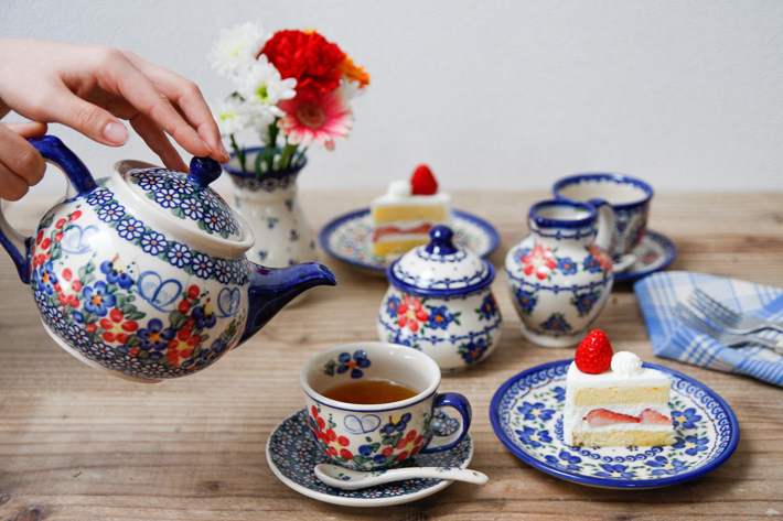 ポット−ポーリッシュポタリー(ポーランド食器)