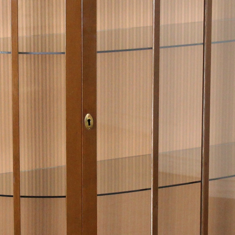 イギリス アンティーク ウォルナット ディスプレイキャビネット | キヤ