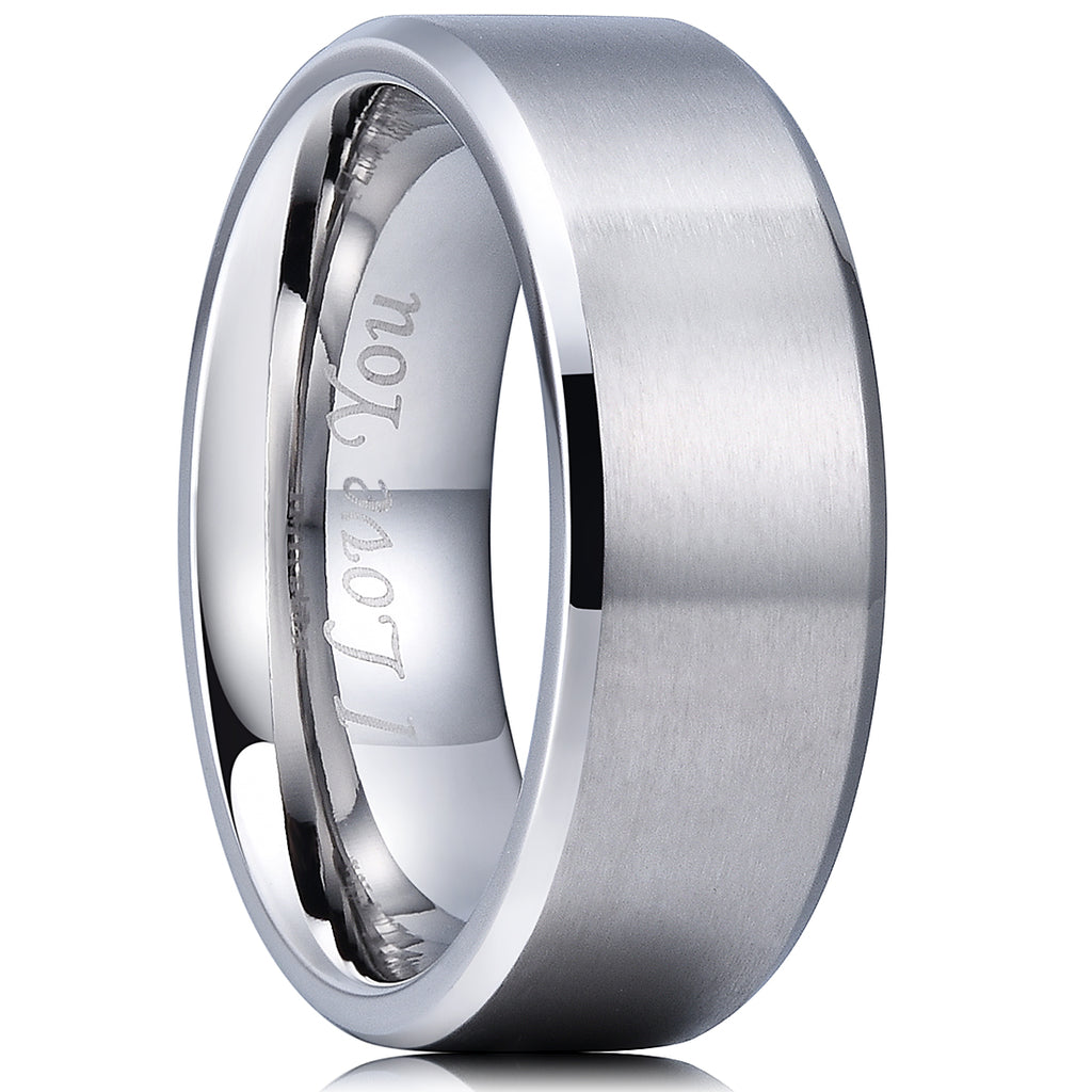 King Will CLASSIC™ 8mm stainless steel ring – King Will Rings