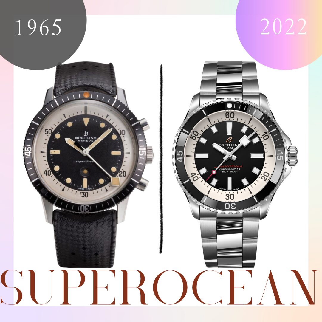 ブライトリング】新旧デザインを比較してみたら人気モデルの