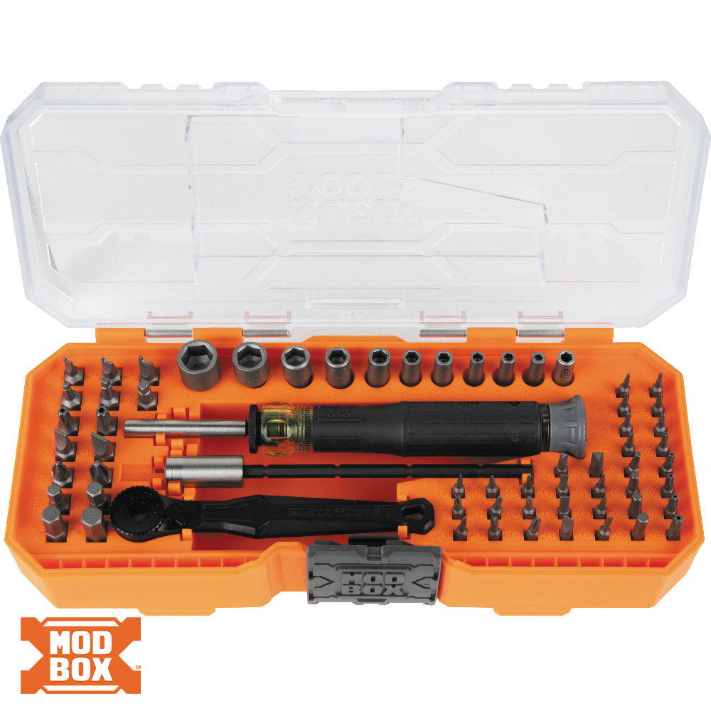 Precision Ratchet and Driver System, 64-Piece - 32787 | Klein Tools