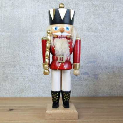 ウルブリヒト・くるみ割り人形・王様（赤）27cm | krtek select toys