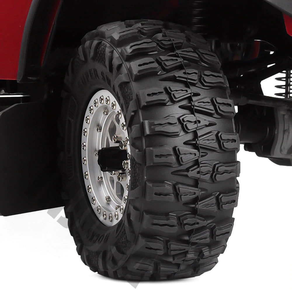 1/10 ロッククローラー RC 4本 タイヤ 2.2インチ 120mm 48mm INJORA