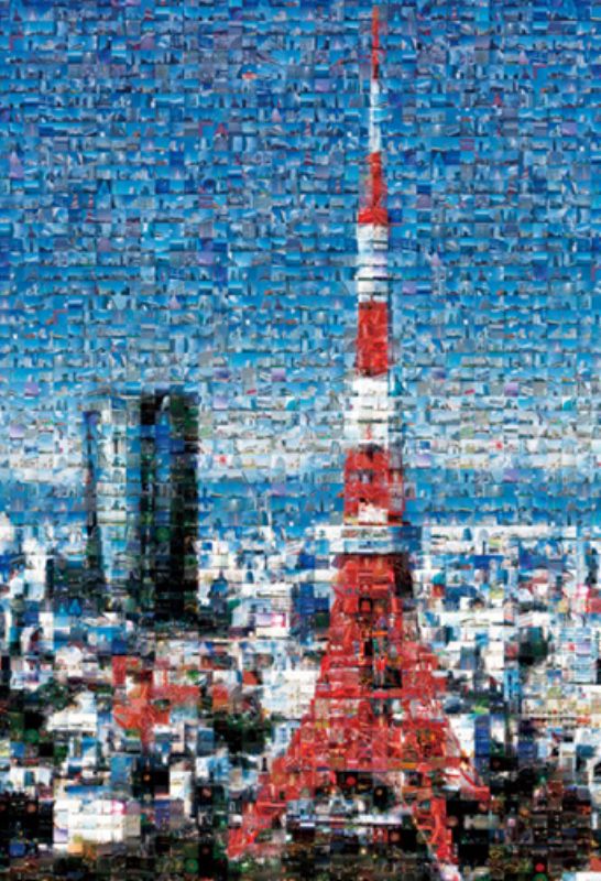 引上品】◇希少品◇1000マイクロピースジグソーパズル モザイク 東京