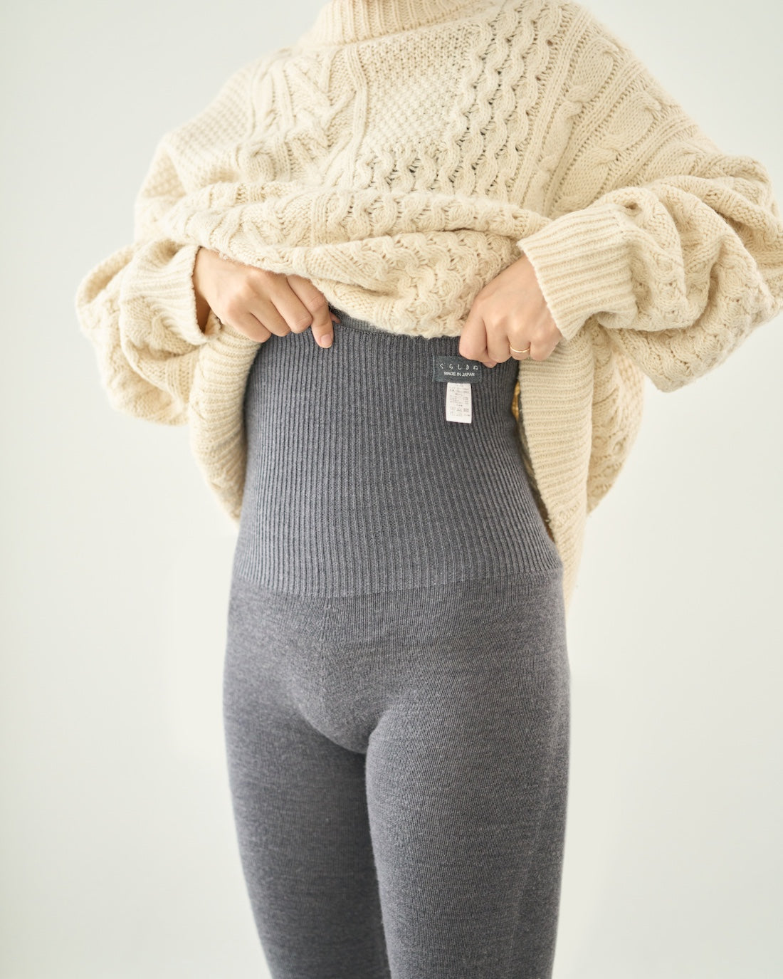 シルク&ウール はらぱん(腹巻パンツ) ロングタイプ〈12分丈〉 – くらしきぬ