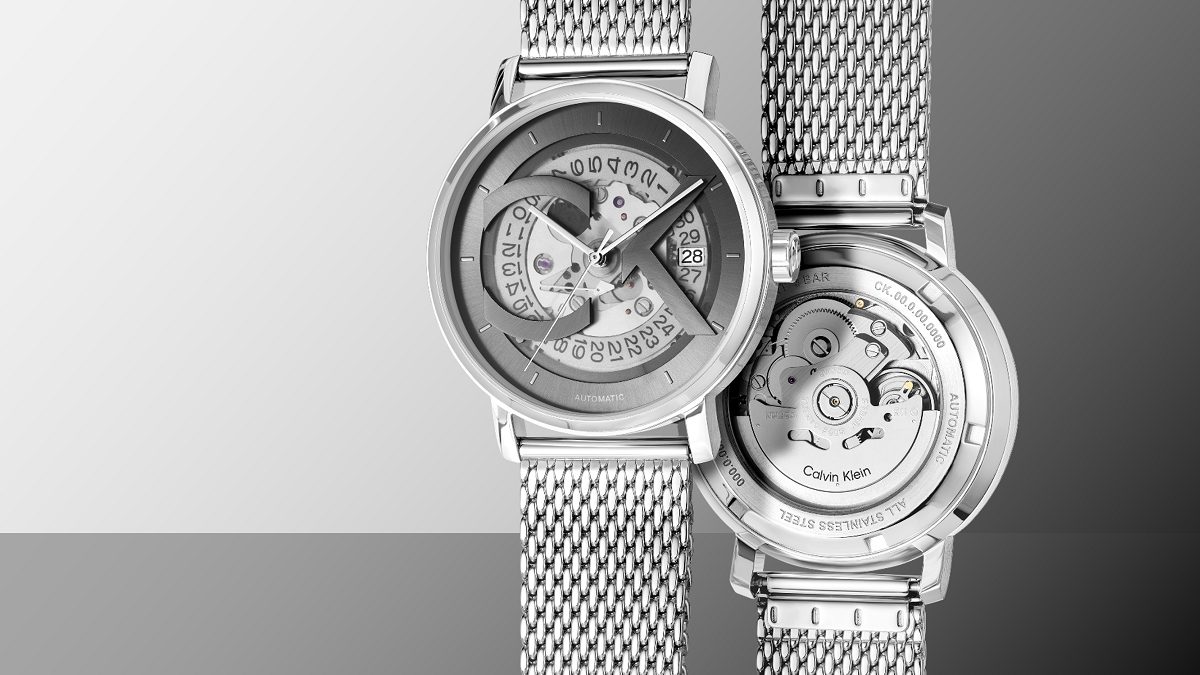 Calvin Klein(カルバン・クライン) 」- 新作腕時計 - 表裏スケルトンの