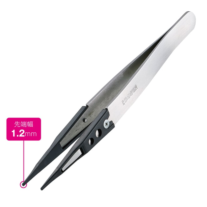 P-640-S ESDチップピンセット / チップ交換式【HOZAN】 ホーザン株式会社