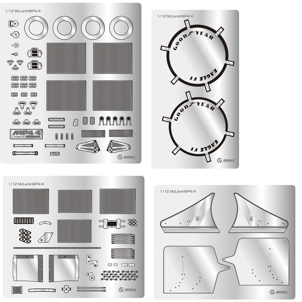 グッズ :: 車 & バイク用エッチング :: マクラーレン MP4/4 1988