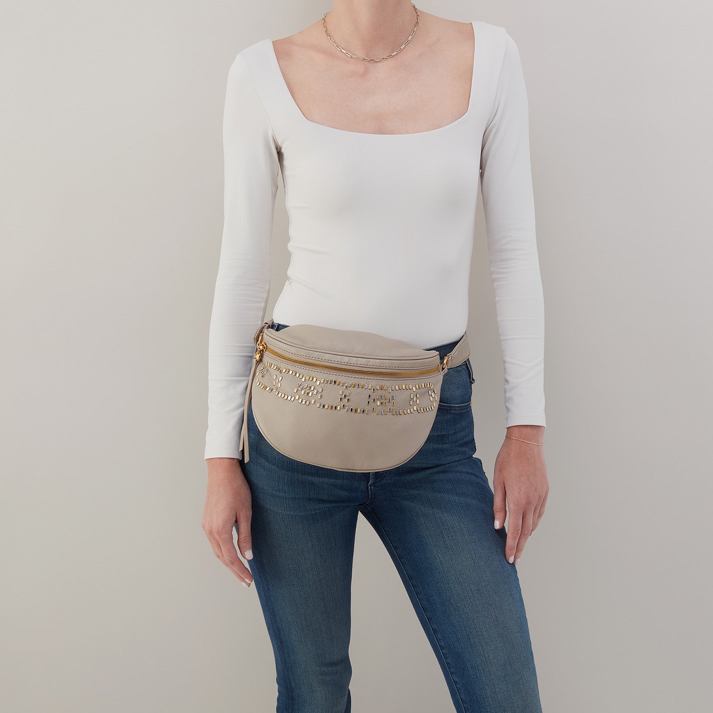 Juno Belt Bag In Pebbled Leather - Taupe – HOBO