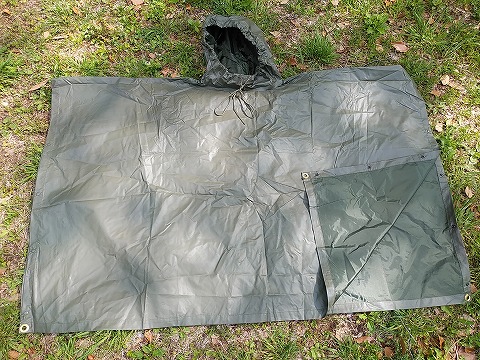 フランス軍 ミリタリーポンチョ デッドストック OR VERY GOOD