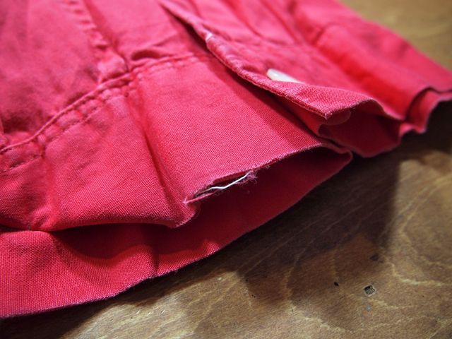 1960s【PILGRIM】チェーンステッチ刺繍ボックスシャツ - 古着屋HamburgCafe