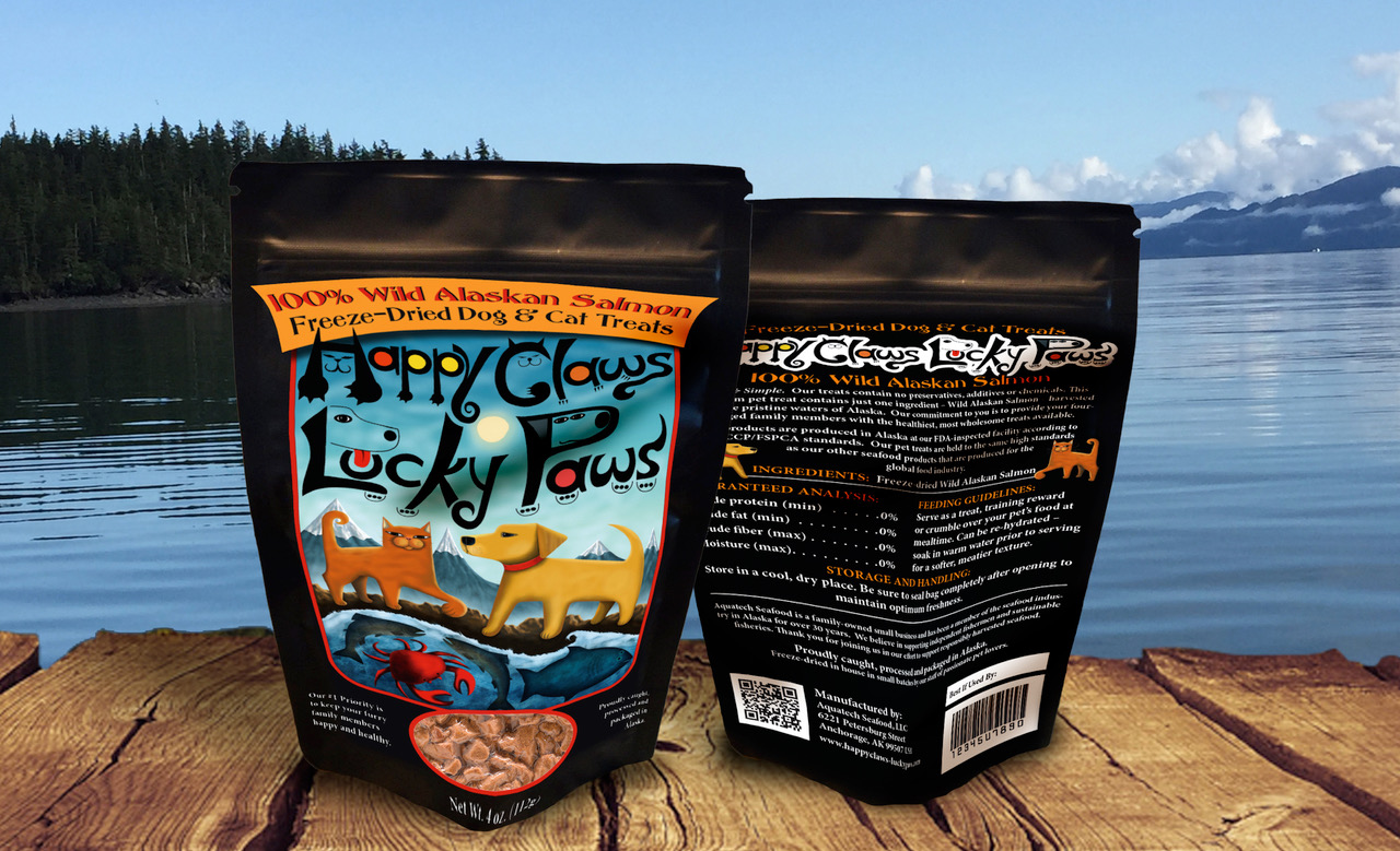 Freeze-dried Wild Alaskan Salmon | Happy Claws Lucky Paws