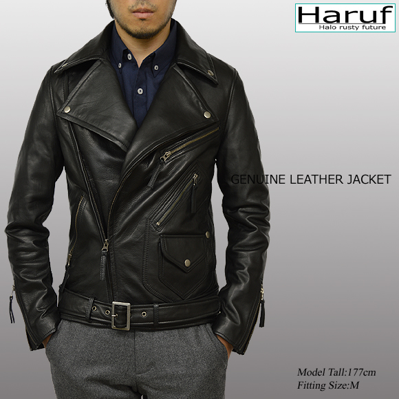 Haruf ハルフ 革ジャン メンズアウター ブランド レザージャケット